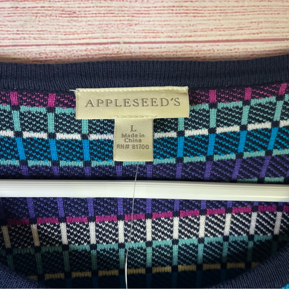 Appleseed's Multi-Colored Geometric Pattern Butto… - image 2